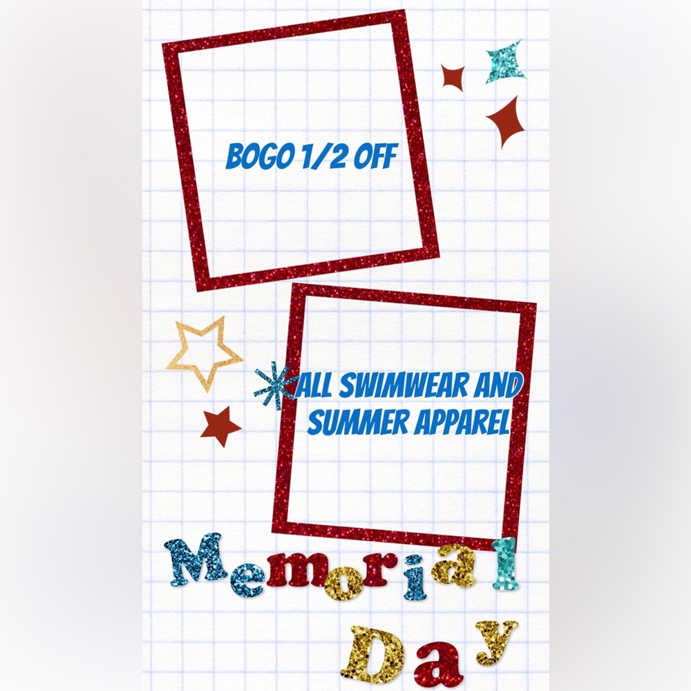 Memorial day sale